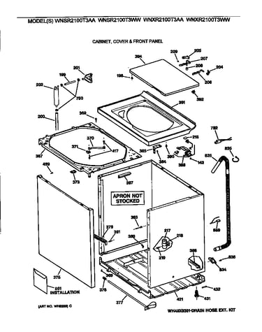 Cabinet, cover & front panel