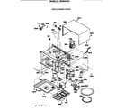 GE JE950GW01 oven & cabinet parts diagram