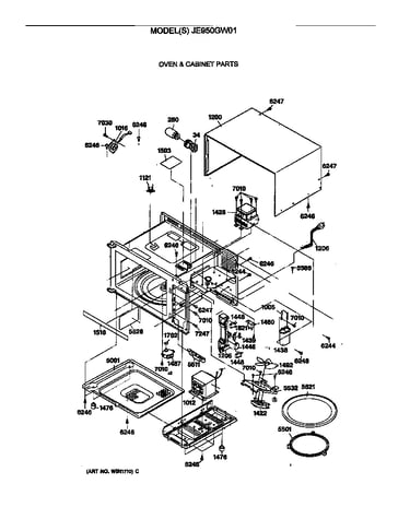Oven & cabinet parts