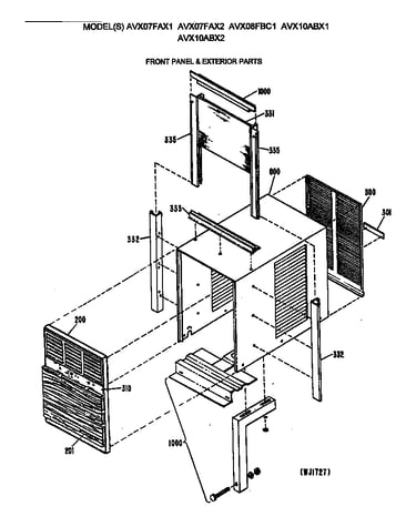 Front panel & exterior parts