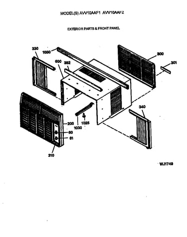 Exterior parts & front panel
