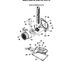 GE JSP40AT1AA blower & motorized door lock diagram