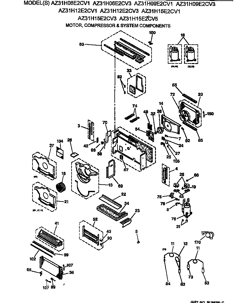 MOTOR, COMPRESSOR & SYSTEM COMPONENTS