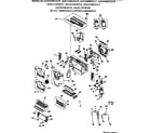 GE AZ31H06E3CV1 motor, compressor & system components diagram