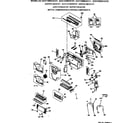 GE AZ31H12E4CV1 motor, compressor & system components diagram