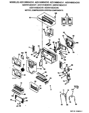 Motor, compressor & system components