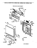 Escutcheon & door assembly