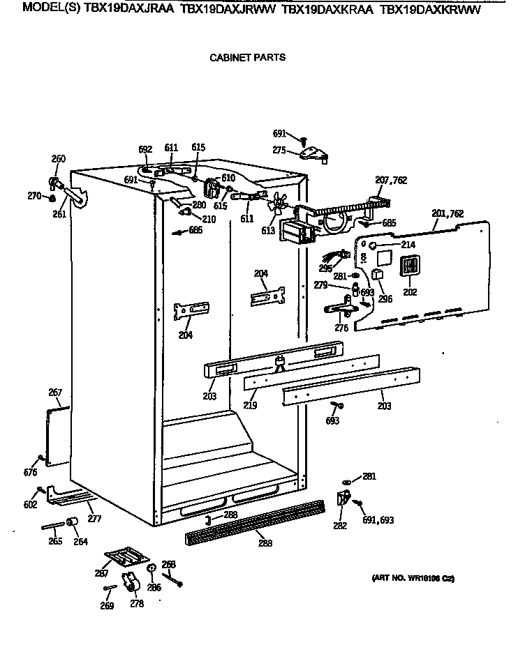 CABINET PARTS