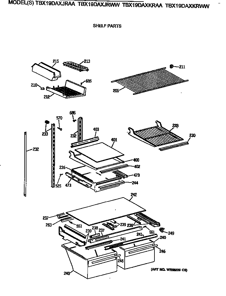 SHELF PARTS