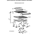 GE TBX19DAXKRWW compartment separator parts diagram