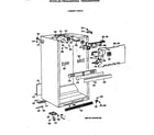 GE TBX22JAXFRAA cabinet parts diagram