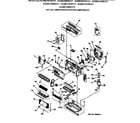 GE AZ26E09DBCV1 motor, compressor & system components diagram
