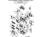 GE AZ51H12DBDV1 motor, compressor & system components diagram