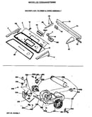 Backsplash, blower & drive assembly