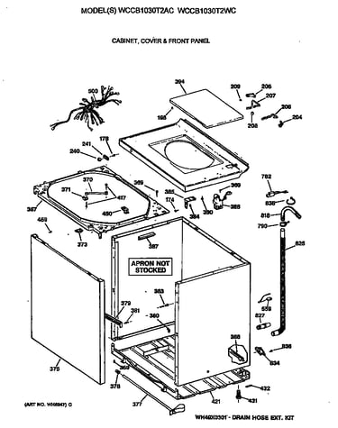 Cabinet, cover & front panel