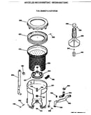 Tub, basket & agitator