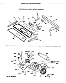Backsplash, blower & drive assembly