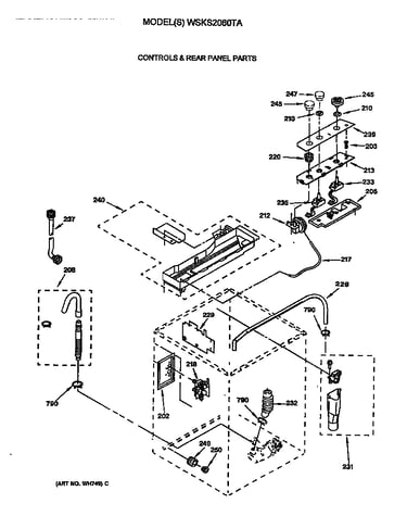 Controls & rear panel parts