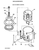 Agitator, basket & tub parts
