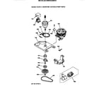 GE WSKS2060TA brake, clutch, gearcase, motor & pump parts diagram
