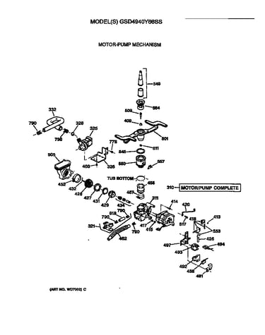 Motor-pump mechanism