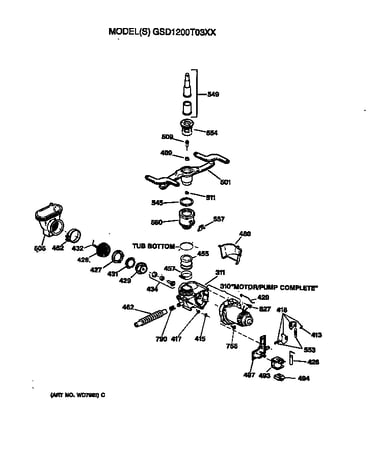 Motor/pump assembly