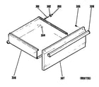 GE JB552GK-3 drawer diagram