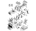 GE AJK08AHV1 chassis assembly diagram