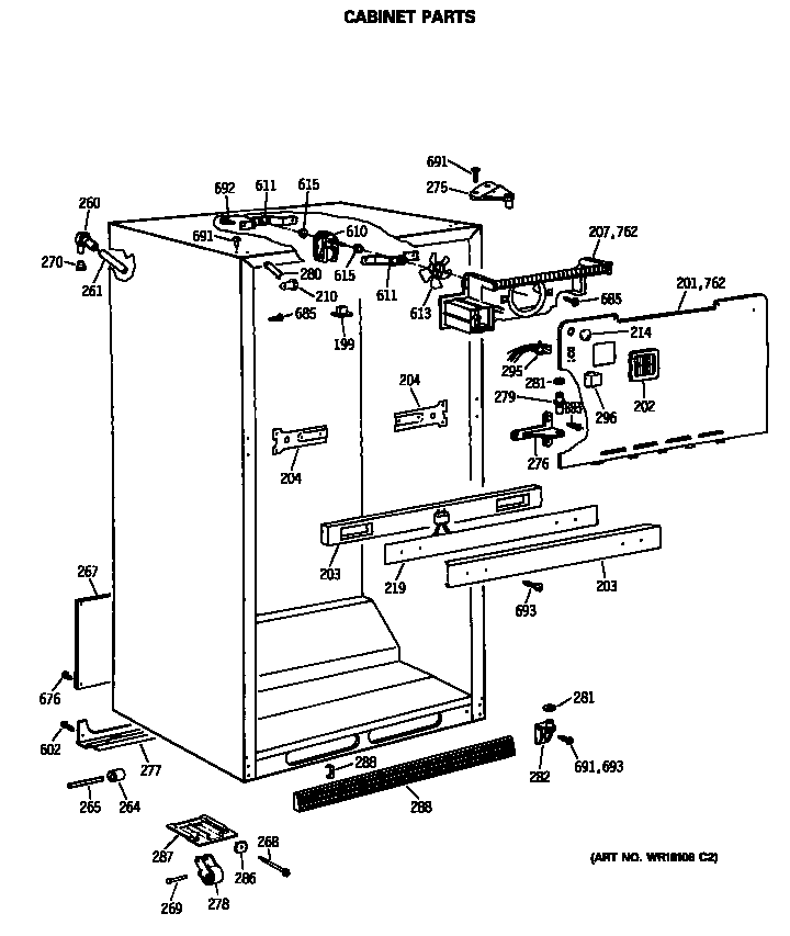 Cabinet parts