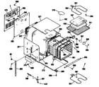 GE JRS04GT1BB chassis assembly diagram