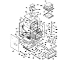 GE JGRP16GET1BB chassis assembly diagram