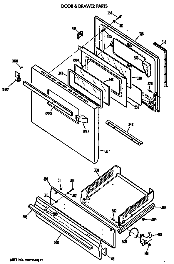 Door & drawer parts