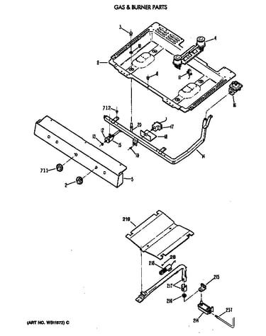 Gas & burner parts
