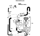 GE WWP1160BAW drain recirculate diagram