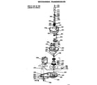 GE WWP1160BAW mechanism, transmission diagram