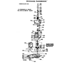 GE WWP1170CAW mechanism, transmission diagram