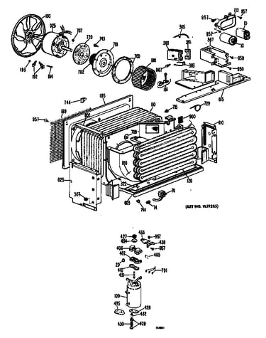 Evaporator/blower