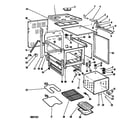 GE JB552GK-2 cabinet diagram