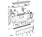 GE JB552GK-2 control panel diagram