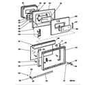 GE JB552GK-2 door diagram