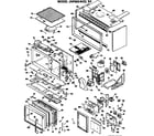 GE JHP69G*K3 chassis assembly diagram
