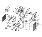 GE AHD38ACS1 chassis assembly diagram