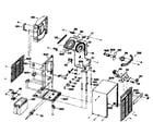 GE AHD21SCS1 chassis assembly diagram