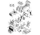 GE AJJ11DFV2 chassis assembly diagram