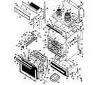 GE JHP62N*K4 chassis assembly diagram