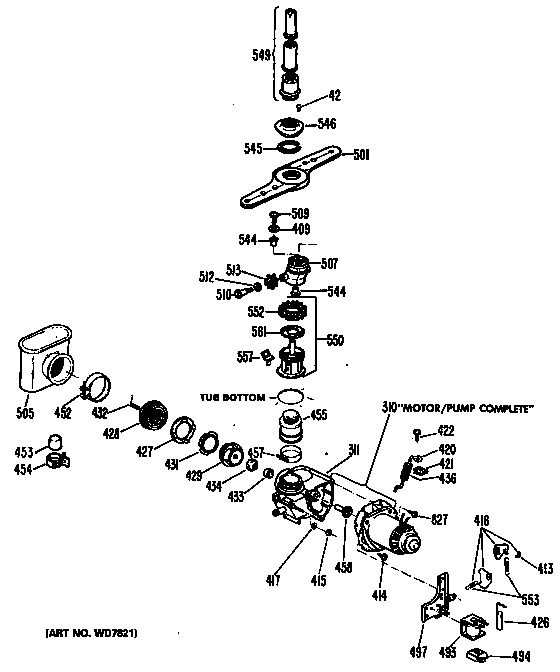 Motor/pump