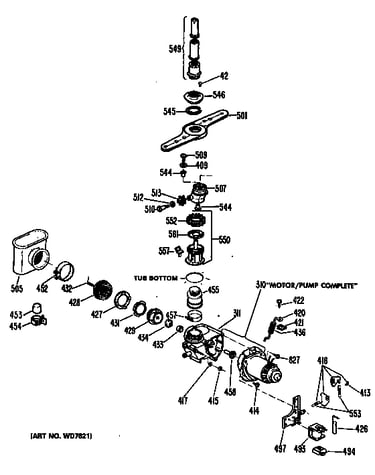 Motor/pump