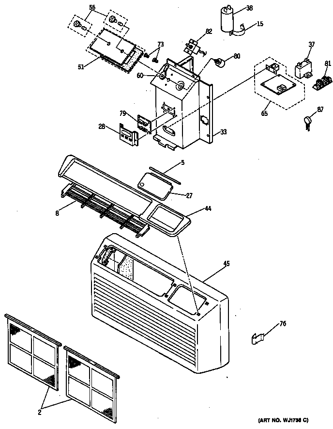 Control panel/grille