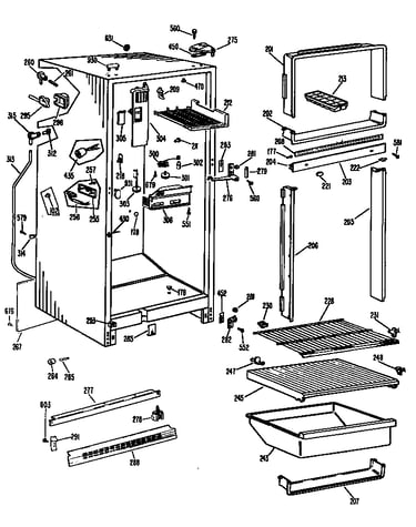 Cabinet/shelves