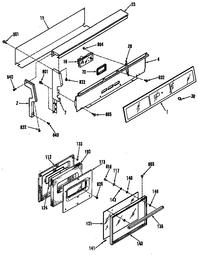 CONTROL PANEL/DOOR